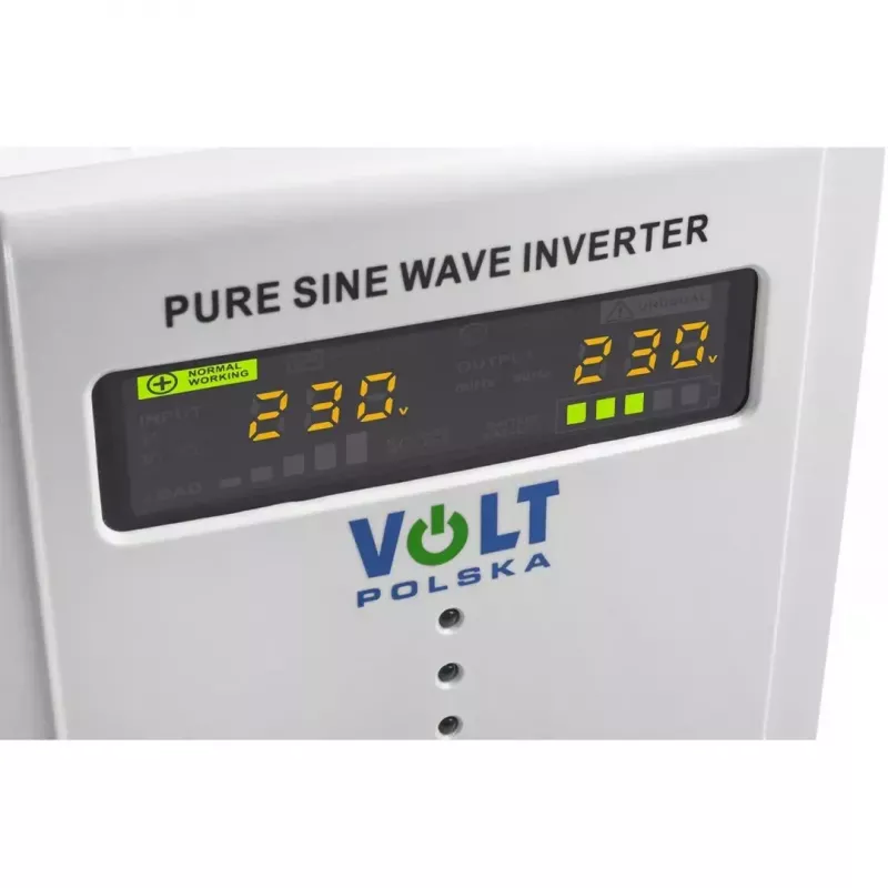 Keskeytymätön virransyöttö VOLT POLSKA SINUS PRO 2000 E 12/230V, 2000 VA, 12V DC - 230V AC