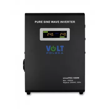 Volt Polska SinusPro 1000W 12V 700W – puhdas siniaaltolähtö 12V-järjestelmille