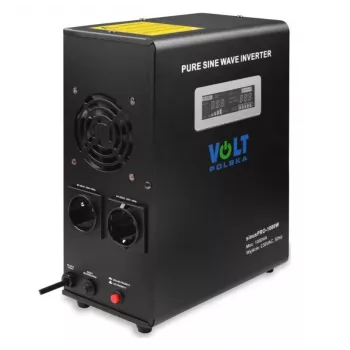 Volt Polska SinusPro 1000W 12V 700W – puhdas siniaaltolähtö 12V-järjestelmille
