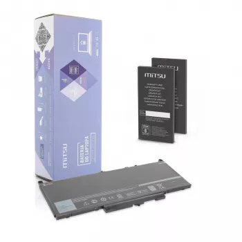 Mitsu akku Dell Latitude E7270, E7470 -malleille, 7200 mAh (55 Wh)