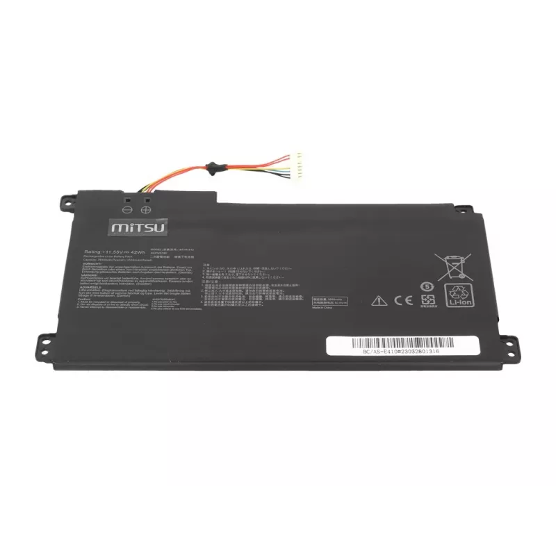 Akku MITSU B31N912 ASUS E410MA 3550 mAh Li-Ion