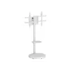 TECHLY lattiaständi rullavaunuhyllyllä LCD/LED/Plasma TV 37-86