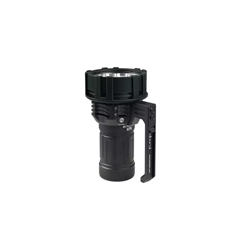Taskulamppu AceBeam X75 XHP 70.3 musta, 5000K