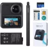 Toimintakamera KanDao QooCam 3 Travel Combo – 360°-kuvaus, 4K-video, 3D-tuki