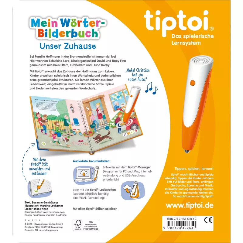 tiptoi Mein Wörter-Bilderbuch: Unser Zuhause, oppikirja