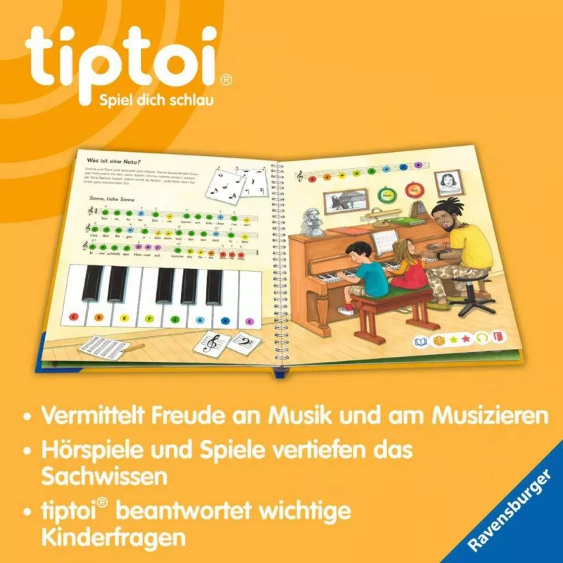 tiptoi Wieso? Weshalb? Warum? Wir entdecken Musik, oppikirja