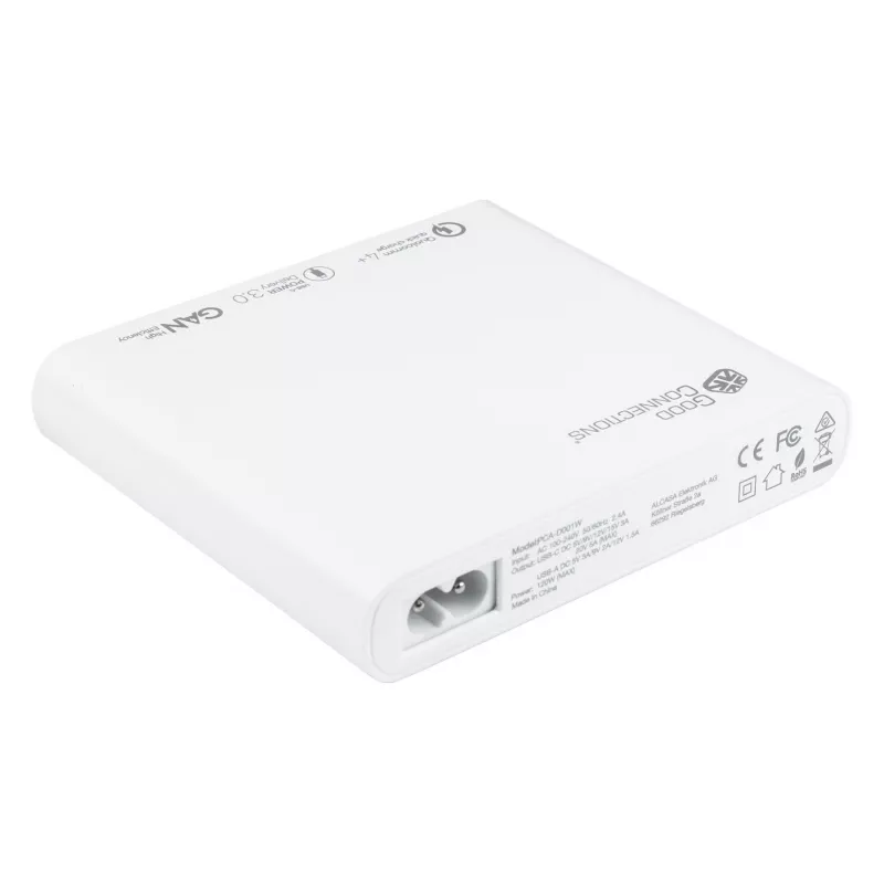 Mobiililaitelaturi Alcasa PCA-D001W universaali valkoinen AC-pikalataus