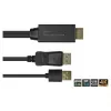 Alcasa HDMI-DP020 videokaapeli-sovitin 2 m HDMI Type-A DisplayPort musta