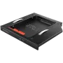 AXAGON RSS-CD12 2,5 SSD/HDD-sovitin optiseen asemaan 12,7 mm LED