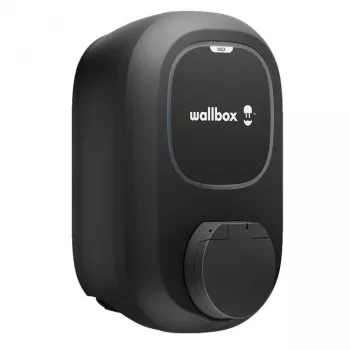 Wallbox Pulsar MAX Socket 22 kW Wi‑Fi Bluetooth — sähköauton latausasema, pistorasialla varustettu versio
