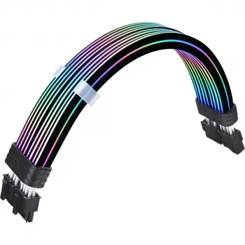 Lattakaapeli THERMALTAKE AC-082-CN1NAN-A1 8-pin naaras-naaras, musta, 0,272 m