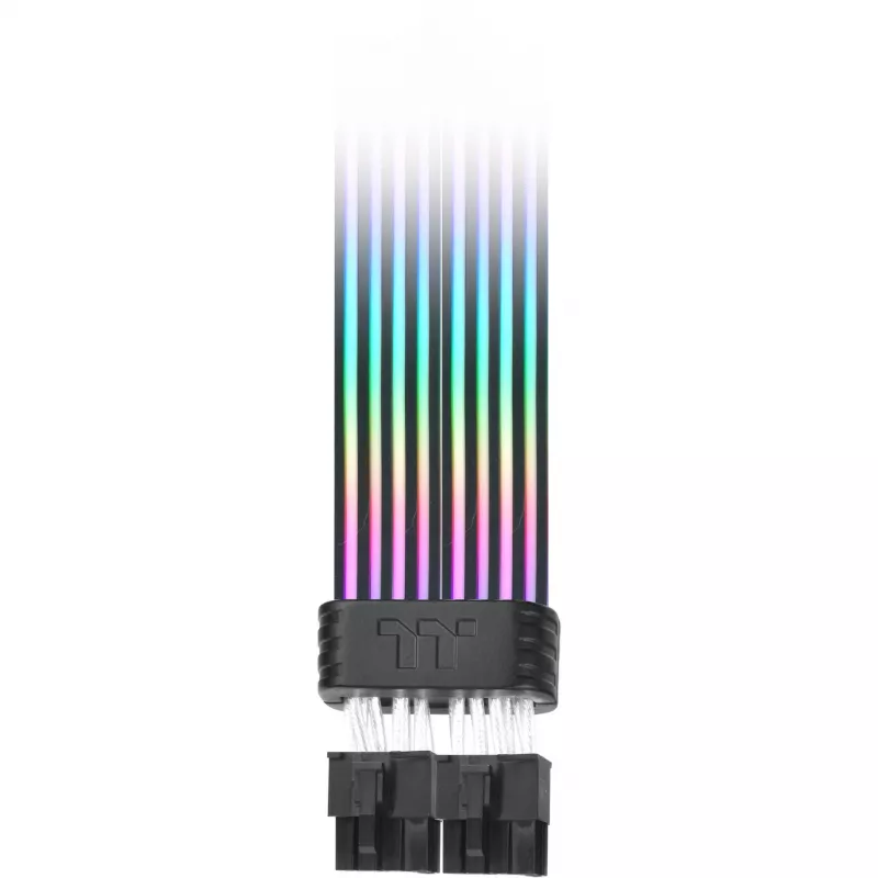 Lattakaapeli THERMALTAKE AC-082-CN1NAN-A1 8-pin naaras-naaras, musta, 0,272 m