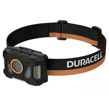 Otsalamppu Duracell DH1000R — musta/oranssi, ladattava kädetön valo