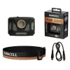 Otsalamppu Duracell DH1000R — musta/oranssi, ladattava kädetön valo