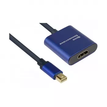 Videokaapeliadapteri Alcasa MDP-HDMI2 0,2 m Mini DisplayPort HDMI musta sininen