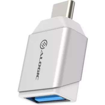 ALOGIC Ultra Series - USB-adapteri - 24-pin USB-C (uros) USB Type-A (naaras) - USB 3.1 Gen 1 - hopea (ULCAMN-SLV)