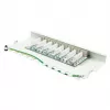 Alcasa GC-N0119 patch-paneeli 0,5HE 10 Gigabit Ethernet RJ-45 Cat6a