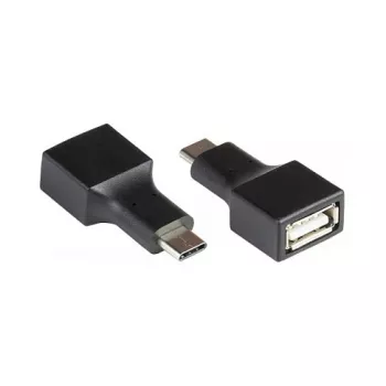 Alcasa USB-AD201 USB C - USB A -adapteri musta