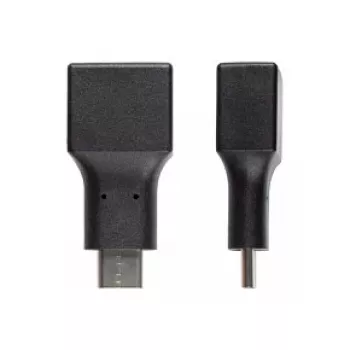 Alcasa USB-AD201 USB C - USB A -adapteri musta