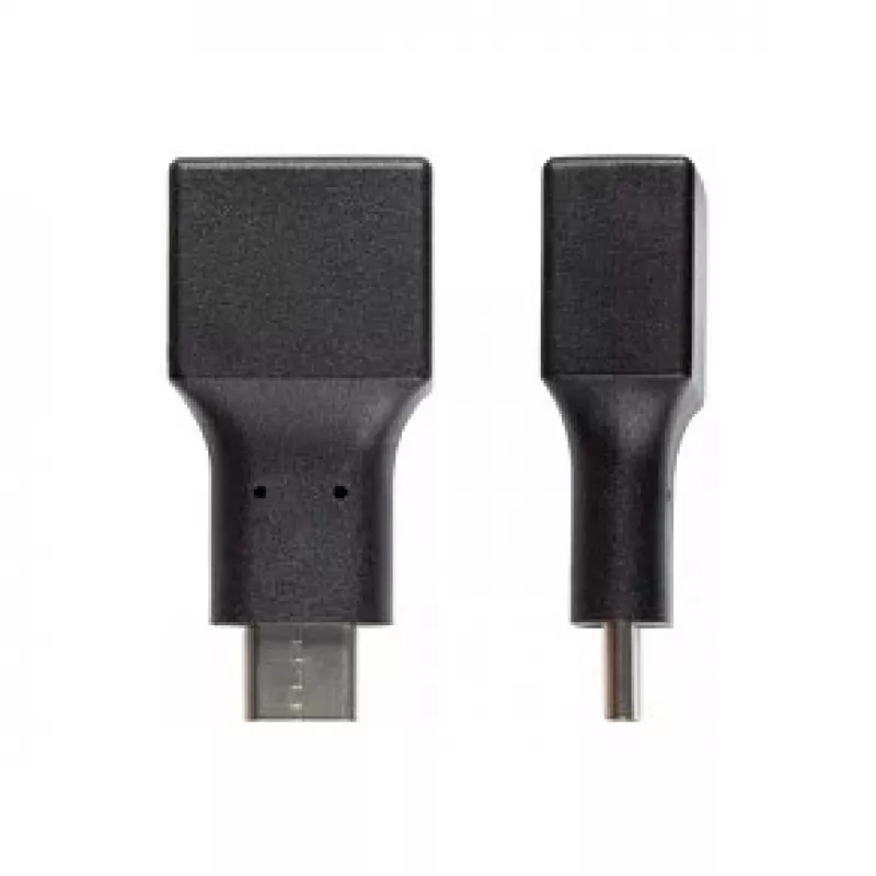 Alcasa USB-AD201 USB C - USB A -adapteri musta