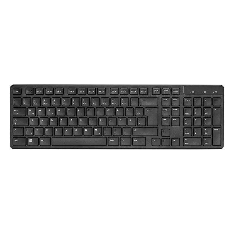Speedlink SIGNIUM SL-640303-BK langaton työpöytäsarja musta — DE-asettelu, langaton näppäimistö ja hiiri