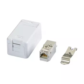 BTR 130B21D1APL-E RJ-45-rasia Cat6a valkoinen matala