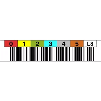 ASTAR LTO8 viivakooditarra-rulla LTO8100199 alue 000100–000199 LTO-kaseteille
