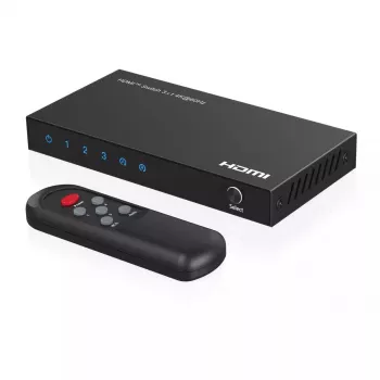 MicroConnect MC-HDMISWITCH0301-4K videokytkin 4K 60Hz metalli musta