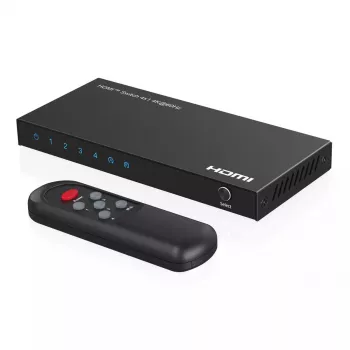 MicroConnect MC-HDMISWITCH0401-4K videokytkin 4K 60Hz metalli musta