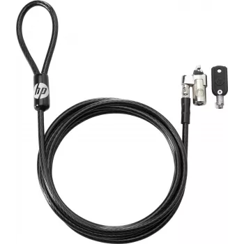 HP Nano Keyed Security Lock 1AJ39UT kaapelilukko — avaimellinen kaapeliturvalukko kannettaville/laitteille
