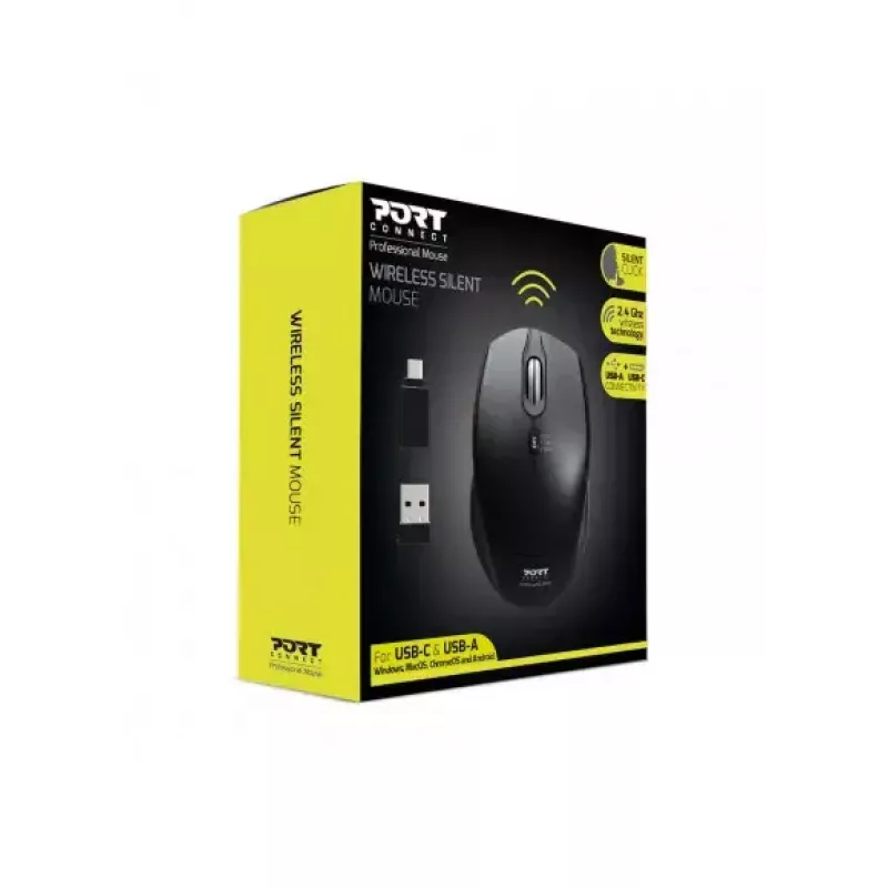 Port Designs 900713 RF langaton USB Type-C -hiiri