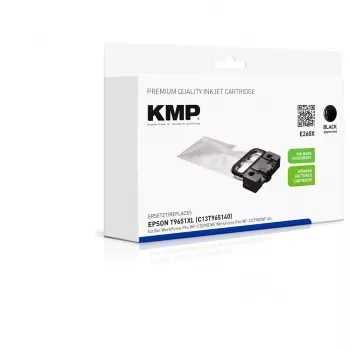 KMP-kasetti Epson T9651 musta 10000 S E260X uudelleenvalmistettu