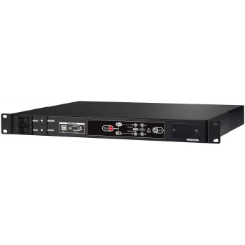 Bluewalker PowerWalker ATS - redundantti kytkin (rack-asennettava) - vaihtovirta 220/230/240 V - RS-232, USB - lähtöliitännät: 9 - 1U - 48,3 cm (19)