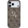 GUESS Hard Cover 4G Big Metal Logo ruskea, Apple iPhone 17 Pro Max, GUHCP17X4GMGBR