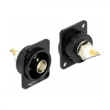 BNC-liitäntäpistoke DELOCK 86788, musta, 26×31,4×31 mm
