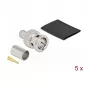 BNC-pistoke puristettava RG6 DeLOCK 90026