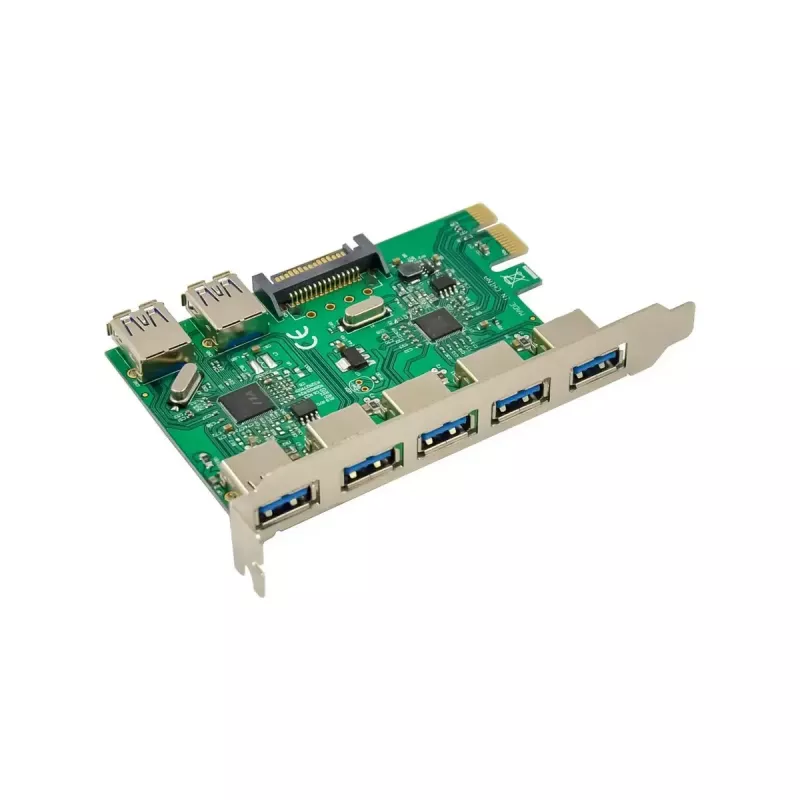 MicroConnect MC-USB3.0-ST610 7-porttinen USB 3.0 PCIe-kortti