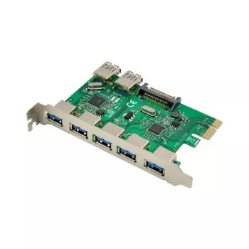 MicroConnect MC-USB3.0-ST610 7-porttinen USB 3.0 PCIe-kortti