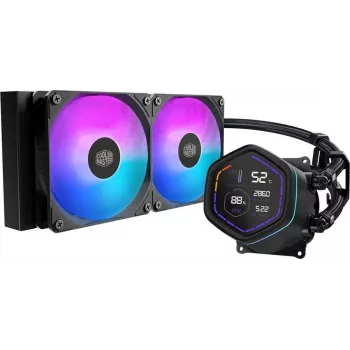 Cooler Master WAK MasterLiquid Core Nex Digital 240 ARGB - AMD kanta AM5 (Ryzen Zen4) - Intel kanta