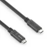 USB4 Gen 2x2 kaapeli PureLink PI6600-030 USB‑C - USB‑C 3 m, 20 Gbit/s, magneettisesti suojattu, musta