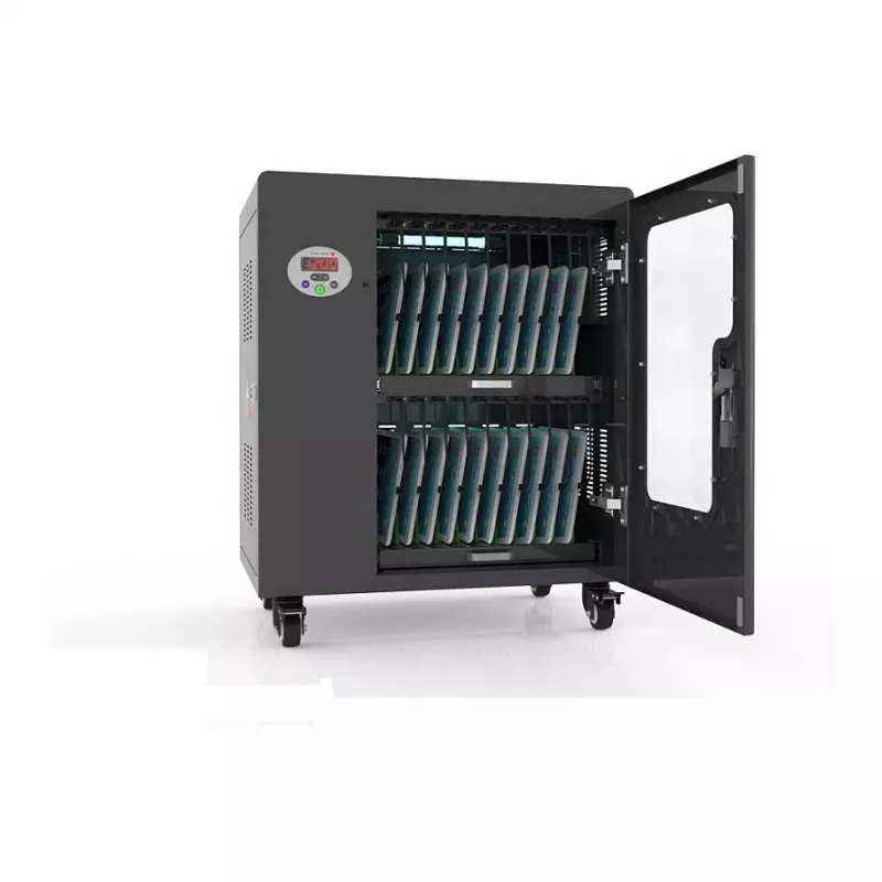 GoodConnections ANTARES T20 -tablettilatauskärry UVC-desinfiointi musta