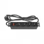 Good Connections GC-N0103 - Standard - 1U - alumiini - musta - 4 AC-lähtöä - 1,8 m