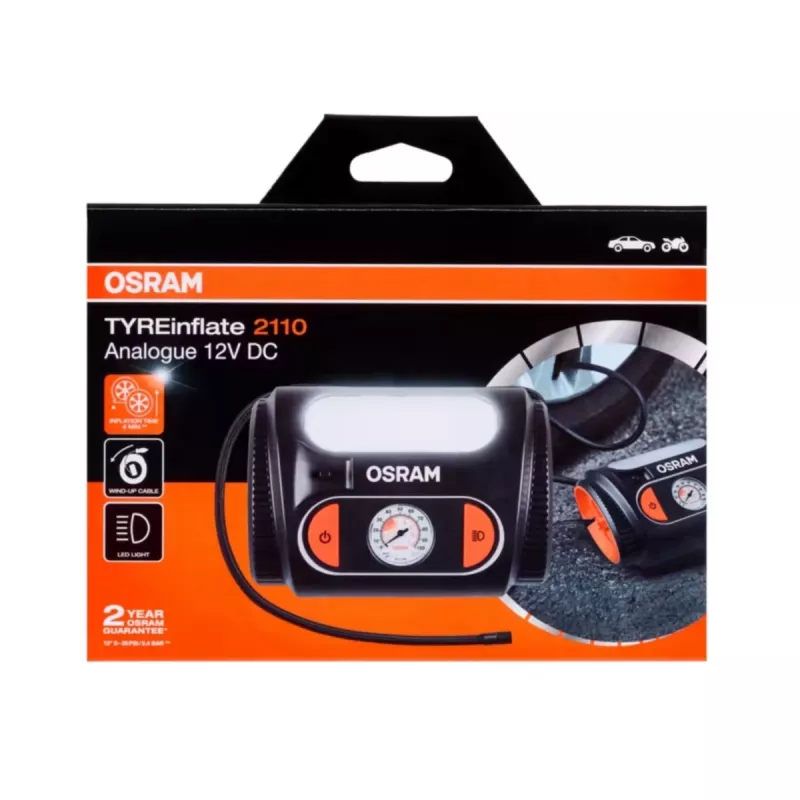 Osram Tyreinflate 2110 autokompressori 12 V