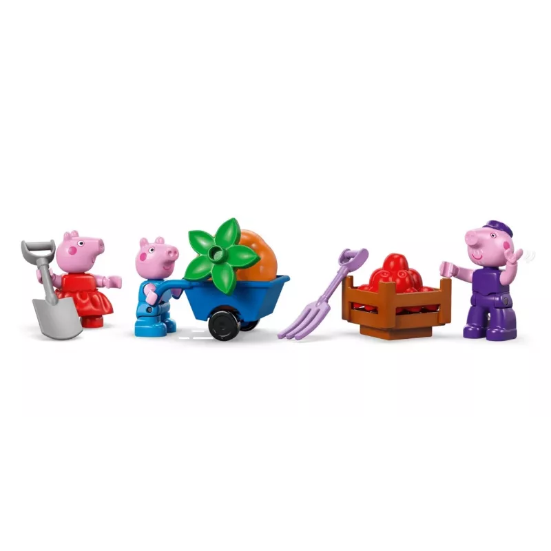 DUPLO Peppa Pig 10461 Isoisä Possun puutarha ja kasvihuone -rakennuspalikat