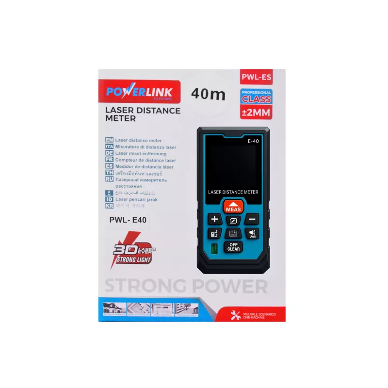 Extralink Powerlink laseretäisyysmittari 40M PWL-ES-40