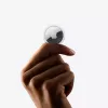 Finder Apple AirTag hopea valkoinen