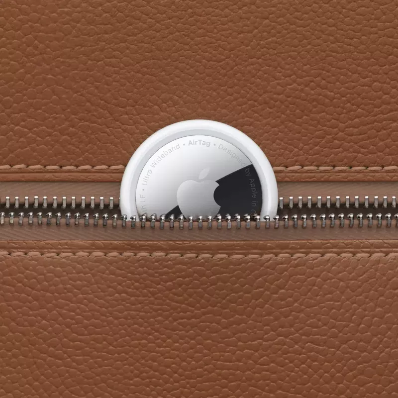 Finder Apple AirTag hopea valkoinen