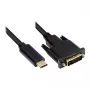 Alcasa GC-M0110 videokaapelisovitin 2 m USB Type-C DVI-D musta (GC-M0110)