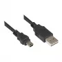Good Connections liitäntäkaapeli USB 2.0 EASY pistoke A pistoke Mini-B - musta - 0,5 m