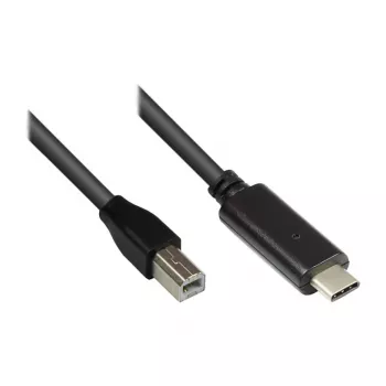 Good Connections USB2.0-kaapeli C-B musta 1 m